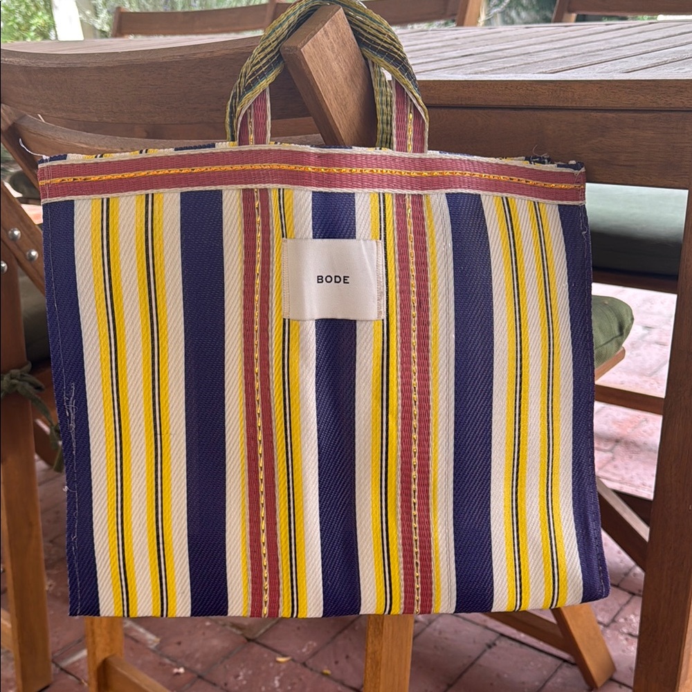 Striped Multicolor Bode Tote Bag